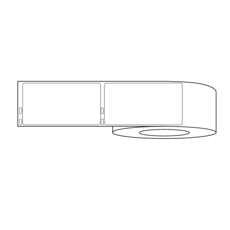 NEVS Dymo Shipping Label 4" x 2-1/8" White LA-DYM-1044